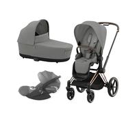 Cybex - Trio Priam 2025 Con Cloud T Isize, Mirage Grey + Telaio Rosegold
