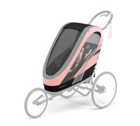 Cybex ZENO Multisport - Seggiolino per rimorchio, colore: argento e rosa