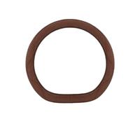 CYBHYAXC Coprivolante Auto per BMW IX 2021 2022 2023 2024, Sottile in Pelle Scamosciata Protezioni del Volante Copri Volante Antiscivolo Inodore,Brown-D