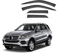 CYBHYAXC Deflettori Antivento per Mercedes Benz GLE MK3-W166 2015-2019, Deflettori Finestrini Auto Antivento Antipioggia Scudo Deflettori d'Aria Integrati,A