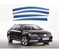CYBHYAXC Deflettori Antivento per VW Passat MK7-B7 2011 2012 2013 2014 2015, Deflettori Finestrini Auto Antivento Antipioggia Scudo Deflettori d'Aria Integrati
