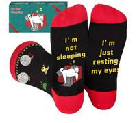 CYBIONE Calzini Personalizzati Uomo e Ragazzo: Calzini Divertenti con Motivi Calcistici e Notturni, Idee Regalo per Natale o Calendario dell'Avvento marito, padre, nonno, fidanzato, figlio