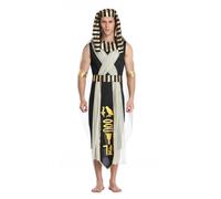 Cyborey Costume da regina egiziana da donna Faraone Costume da uomo con accessori Halloween Carnevale Cosplay Party Tuta