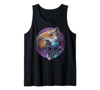 Cyborg Cyberpunk Capybara Cybernetic per Uomini Donne Bambini Canotta