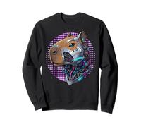 Cyborg Cyberpunk Capybara Cybernetic per Uomini Donne Bambini Felpa