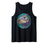 Cyborg Cyberpunk Capybara Cybernetic per Uomini Ragazzi Bambini Canotta