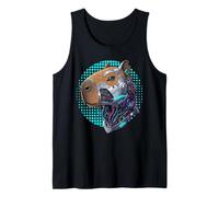 Cyborg Cyberpunk Capybara Cybernetic Uomini Donne Bambini Canotta
