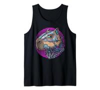Cyborg Cyberpunk Capybara Cybernetic Uomini Donne Bambini Canotta