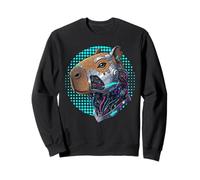 Cyborg Cyberpunk Capybara Cybernetic Uomini Donne Bambini Felpa
