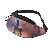 Cyborg Horse Rider Robot Dusk borsello da cintura Sport Casual borsello da cintura per donna Uomo alla moda