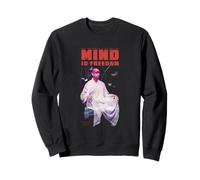 Cyborg Mind Glitch Zen Monaco Futuristico Meditazione Arte Felpa