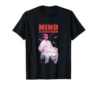 Cyborg Mind Glitch Zen Monaco Futuristico Meditazione Arte Maglietta