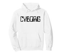 Cyborg Pretend I M A Cyborg Costume Tee Machine Umana Felpa con Cappuccio