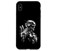 Cyborg Soldier - Vintage Graphic Robot Amante Custodia per iPhone XS Max