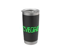 CYBORG TU COSÌ CHE ERANO UN COSTUME CYBORG, UN UMANO, UNA MACCHINA Bicchiere termico in acciaio inox doppia parete