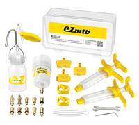 CYCEARTH Bicicletta disco freno idraulico DOT olio minerale Bleed Kit Tools per Shimano, SRAM, AVID, TEKTRO, MAGURA, Tekro, Riparazione HS33 Serie MTB Road Bike Brake Strumento (Upgraded)