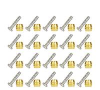 CYCEARTH del Freno della Bicicletta di Oliva e in Ottone di Collegamento Inserto Kit per Shimano BH59 BH90 Avid Sram Magura della Bici Freno A Disco Idraulico Tubo (BH-90 (20pcs))