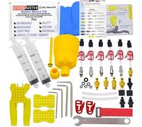 CYCEARTH Kit di spurgo freni per bicicletta Shimano TEKTRO MAGURA Zoom Bike olio minerale disco idraulico professionale set di attrezzi (kit B)