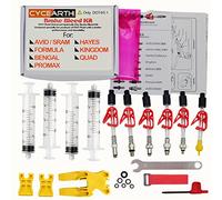 CYCEARTH Kit di spurgo olio per freni bicicletta per Avid Sram Code5 Code R Juicy Ultimate Elixir Formula Hayes Bngal Hope, utensili a disco idraulico (kit B)