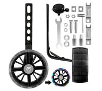 CycForge Ruote di supporto con ruote luminose e silenziose per biciclette per bambini - Compatibile con biciclette da 12, 14, 16, 18, 20 pollici con velocità variabile e biciclette a velocità