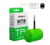 CYCLAMI 1/2PCS Camera d aria MTB in TPU per 26 "/27.5"/29" X 1.9-2.5-622, Ultralight 63g Camera d'aria per bici MTB Bicicletta (Kit di Riparazione e 2 Leve per Pneumatici) (1 pz-29'')