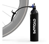 CYCLAMI Tubeless - Pompa per pneumatici da bicicletta, 1,3 l/200 psi, riutilizzabile, in alluminio, per bici da strada e mountain bike con AV/FV, veloce tubeless