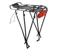 Cycle Back Rack - Aluminum Alloy Quick Release Rear Seat Rack | Bicycle Pannier Support Carrier With Reflector Heavy Duty 50kg Load Capacity Bike Cargo Shelf Stand For Cycling Commuting