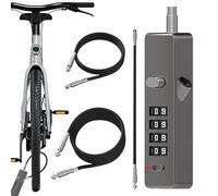 Cycle Cable Locks - Bike Lock - Bike Lock Combination, Bikes Locks Cable, Weatherproof Uncuttable High-Security Chain Combination For Travel Storage Commuting Gate Motorcycle Anti-Theft Protection