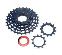 Cycle Cassette Flywheel Sostituzione ad alta precisione in acciaio e alluminio a 7 velocità a ruota a ruota libera a ruota libera per set di ingranaggi per biciclette e mozzi (Blu scuro)