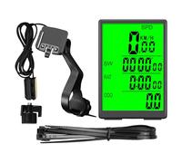 Cycle Computer, Commuting Bike Speedometer, Wired Real Time Tracker, Clear LCD Display, Strong Weather-Resistant Build for Exercise, Mountain Riding, Commuting, Touring, Outdoors Use