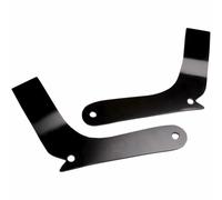 Cycle Visions CV-8090B Sissy Bar Side Plates - Nero