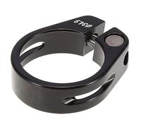 Cycles Bike Seat Post Clamp,4Colors 34.9mm Aluminum Alloy Seat Tube Clip Bicycle Seatpost Collar Aluminum Alloy Seat Post for Mountain Bike Road Bike Gear Track Bike Folding Bike (34,9 mm nero)