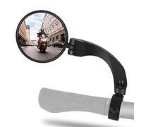CYCLESPEED Specchietto retrovisore per manubrio da 18 a 26 mm, HD girevole a 360 gradi, sicuro specchietto retrovisore per bicicletta, riflettore per bicicletta elettrica, mountain bike