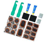 cycletour Kit Riparazione Bici, Kit Riparazione Pneumatici Bici con Leve Antiscivolo per Pneumatici e Toppa per Pneumatici, Kit Foratura Bici per Mountain Bike e Bici da Strada