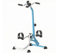 Cyclette con Schermo Compatta | Piedini Protettivi Antiscivolo, Pedaliera per Braccia e Gambe, Digitale, Ufficio, Persone in Riabilitazione