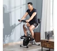Cyclette da Camera Pieghevole con 5 Posizioni Regolabili e 8 Livelli di Resistenza Magnetica, Struttura a X, 43x97x109cm Description:Dai un'occhiata alla nostra cyclette magnetica con telaio a X. Ques