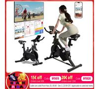 Cyclette Ergometro domestico Cyclette con resistenza magnetica regolabile Display LCD per bicicletta da interno Capacità di carico di 100 kg