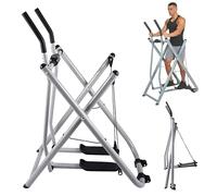 Cyclette pieghevole ellittica per esercizi Total Body Fitness Glider con design a basso impatto e monitor LCD per allenamenti in palestra a casa