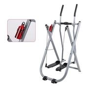 Cyclette pieghevole ellittica per uso domestico, supporta fino a 119,7 kg, con finestrella per display, ideale per allenamenti in palestra a casa