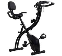 Cyclette pieghevole HomCom 2 in 1 Nera