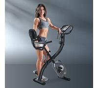 Cyclette pieghevole Homcom con resistenza regolabile a disco inerziale da 1,5 kg