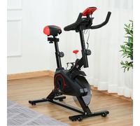 Cyclette Professionale da Camera con Sella Regolabile, Monitor e Volano 6kg, Allenamento Aerobico Fitness, 85*46*114cm HOMCOM Cyclette Professionale da Camera con Sella Regolabile, Monitor e Volano 6k
