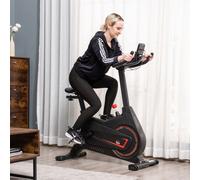Cyclette Professionale Magnetica, Bici Spinning Bike con Schermo LCD e Sellino Regolabile in Acciaio e ABS, 102x50x120cm, Nero Description:Allenati direttamente a casa tua con questa cyclette da camer