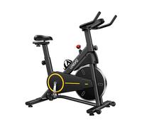 Cyclette UREVO T1 (Nero e Giallo) - Ideale per Allenamento Indoor