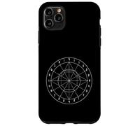 cyclic pattern of energy flow numerological Fibonacci circle Custodia per iPhone 11 Pro Max