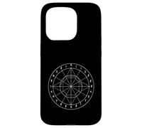 cyclic pattern of energy flow numerological Fibonacci circle Custodia per iPhone 15 Pro