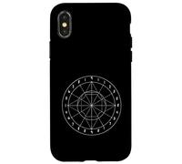 cyclic pattern of energy flow numerological Fibonacci circle Custodia per iPhone X/XS