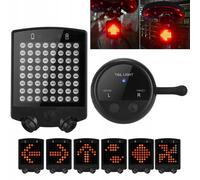 Cycling AK. Schermata LED con funzione indicatore e proiettore Laser USB