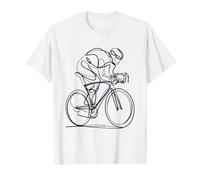 Cycling Art Bicycle Riding Lover Cyclist Maglietta