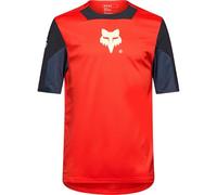 Cycling Fox JUNIOR Defend Elevated Fluo Red YXL